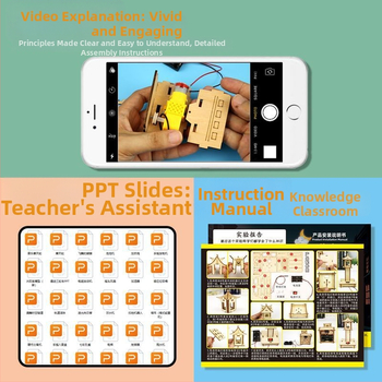 Dynamometer s pružinou – drevená vzdelávacia hračka pre vek 7–14, balené v taške, OEM logo