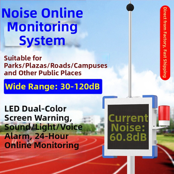 Yifan Technology – stanica na monitorovanie hluku, model YF-ZS, rozsah 30–120 dB, prispôsobiteľná presnosť