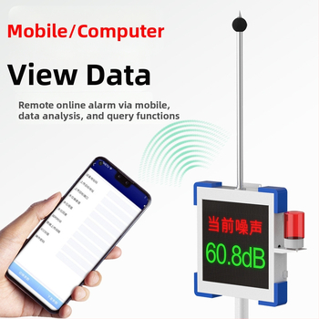 Yifan Technology – stanica na monitorovanie hluku, model YF-ZS, rozsah 30–120 dB, prispôsobiteľná presnosť