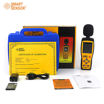 Hima AS844+ digitálny hlukomer, rozsah merania 30–130 dB, presnosť ±1,5 dB, rozlíšenie 0,1 dB