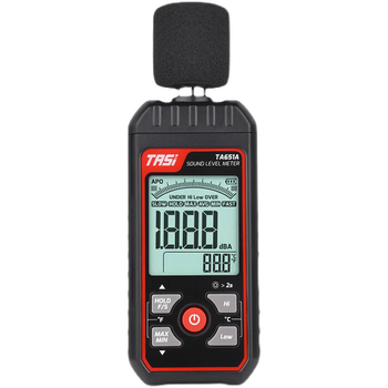 Tesas TA651A/B priemyselný digitálny hlukomer s alarmom hornej a dolnej hranice a vysokopresným senzorom
