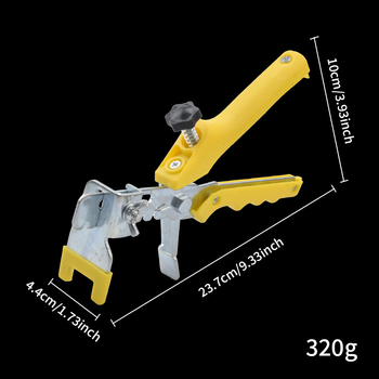 Σύστημα ευθυγράμμισης κεραμικών πλακιδίων με διασταυρούμενους αποστάτες από ανοξείδωτο ατσάλι, για πλακίδια δαπέδου και τοίχου