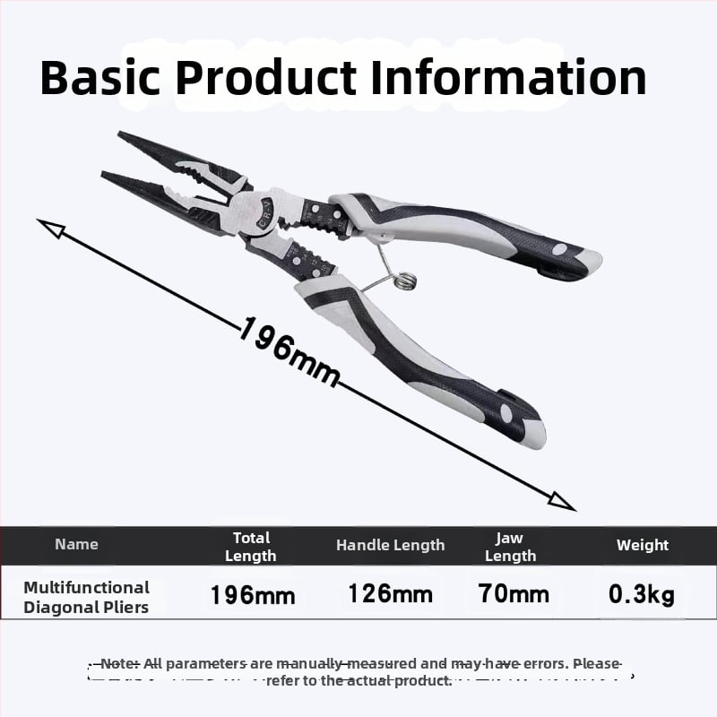 Juhtmete isolatsiooni- ja lõikekäte komplekt kõrge süsinikusisaldusega terasest, 0,36 kg