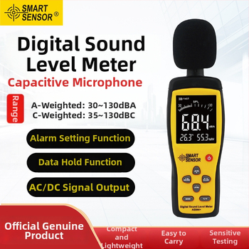 Digitálny hlukomer AS844+ – rozsah 30–130 dB, presnosť ±1.5 dB, model AS844+