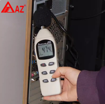 Digitálny hlukomer AZ8925 – rozsah 40–130 dB, presnosť ±2 dB, rozlíšenie 0,1 dB, prevádzková teplota -10…60 °C