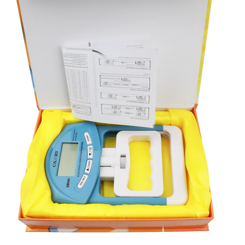 Elektronický tester sily úchopu — inteligentný, nastaviteľný merač pre testovanie zdatnosti