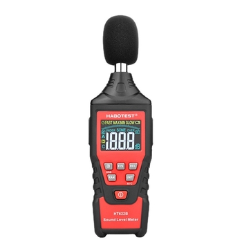HT622B Digitálny hlukomer – rozsah 30–130 dBA, presnosť ±1.5 dB, rozlíšenie 0.1 dB