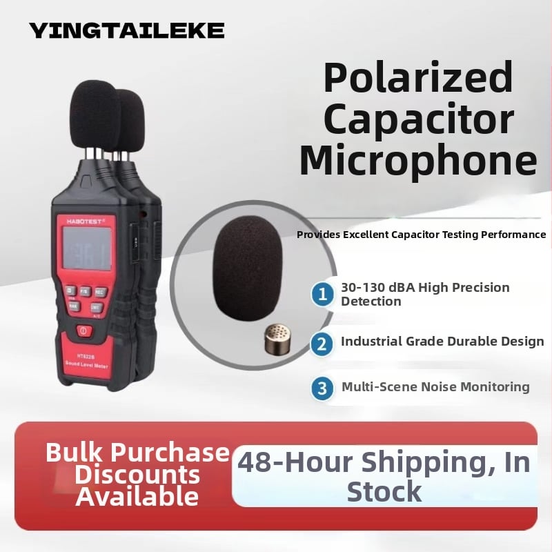 Digitálny hlukomer HT622A – rozsah 30–130 dBA, presnosť ±1,5 dB, rozlíšenie 0,1 dB