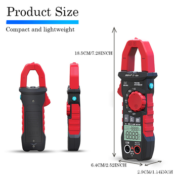 ZOYI digitálny klešťový ampérmeter QS9/QS4, AC/DC prúd, meranie odporu, voltmeter