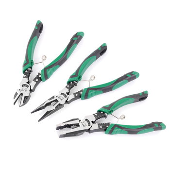 Clește de blocare cu arc, nasuri subțiri, dezizolarea cablurilor, oțel crom-vanadiu, industrial