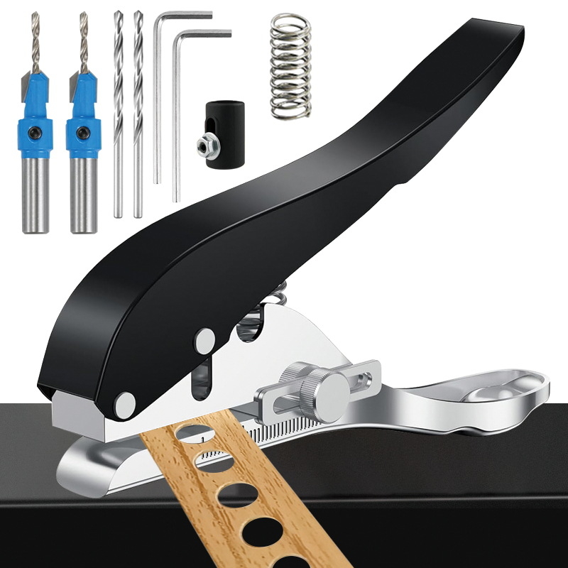 Puidutöö: servaaugupuurimise tangid, tsingi sulam, 6/8/10 mm augud, kasutamiseks puidutöödes