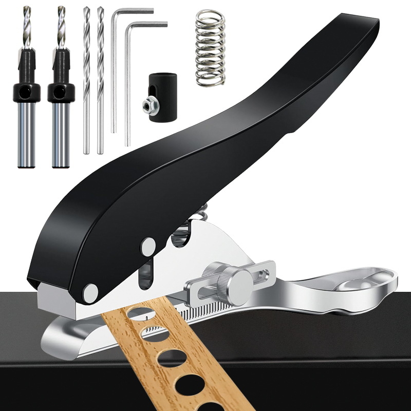 Puidutöö: servaaugupuurimise tangid, tsingi sulam, 6/8/10 mm augud, kasutamiseks puidutöödes