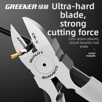 Dijagonalne kliješta za rez s nagnutim čeljustima za Gundam model | krom-vanadijevo čelik | GREENER