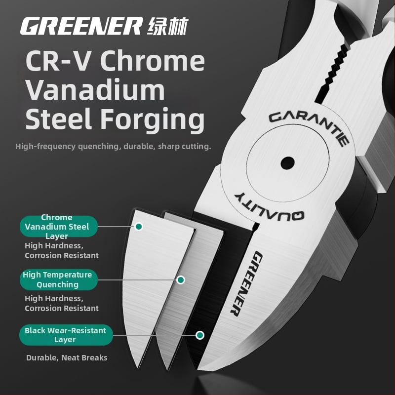 Dijagonalne kliješta za rez s nagnutim čeljustima za Gundam model | krom-vanadijevo čelik | GREENER