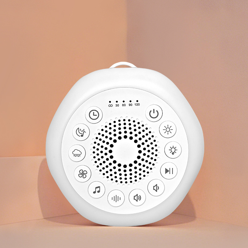 Prenosné zariadenie na uspávanie dieťaťa so zvukom, vstavaná batéria 1000–1200 mAh, výdrž batérie nad 12 h, hudobné nočné svetlo