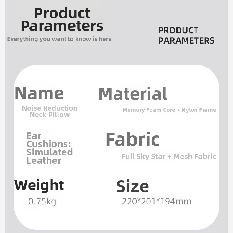 U-tvarovaný pamäťový cestovný vankúš, podpora krku, poťah polyesterovo-bavlnený, moderný minimalistický štýl