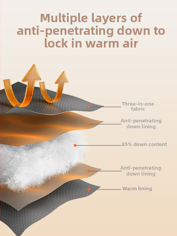 Detská zimná bunda z bieleho kačacieho peria, krátky strih, voľný strih, bez kapucne, 81–85% peria, vonkajšia látka a podšívka z polyestru, karikatúrny dizajn, pre vek 1–3 roky (80–100 cm), zimné