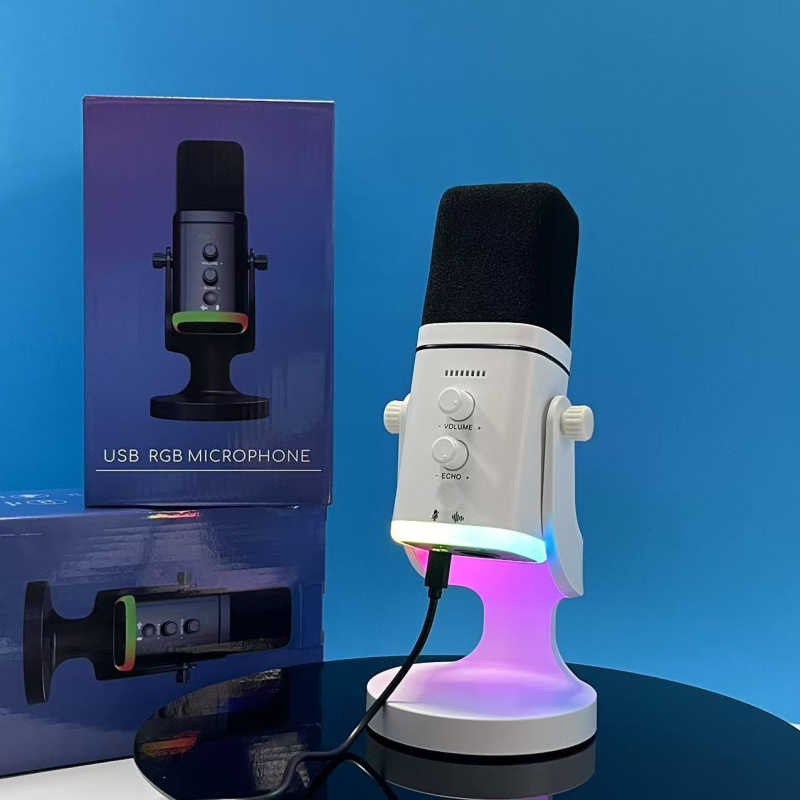 Bezdrôtový USB kondenzátorový mikrofón pre stolný počítač, Bluetooth 5.1, frekvenčný rozsah 100 Hz–20 kHz, SNR ≥75 dB