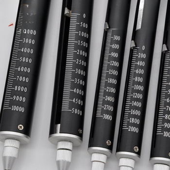 Pružinový dinamometer TK-2000, trubková sila tyč, dvojité gravírovanie stupnice, Deep Test Shence