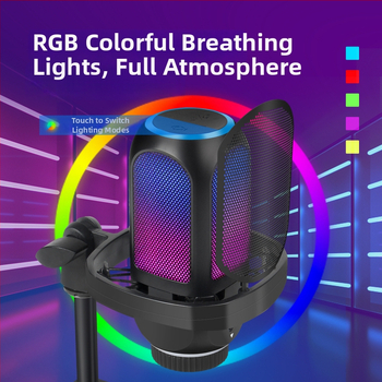 Profesionálny kondenzátorový stolný mikrofón, kardioidný smer, bezdrôtový, 1 kanál, SNR ≥75 dB, externé napájanie