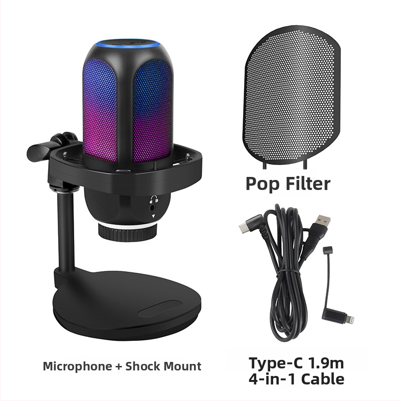 Profesionálny kondenzátorový stolný mikrofón, kardioidný smer, bezdrôtový, 1 kanál, SNR ≥75 dB, externé napájanie