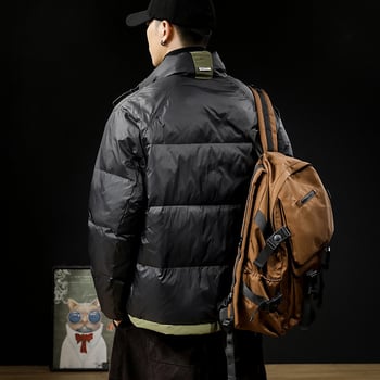 Korėjietiškos versijos kardiganas iš medvilnės su užtrauktuku, stora poliesterio pamušalas