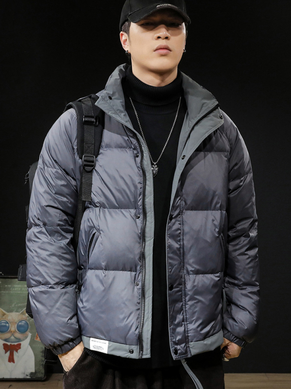 Korėjietiškos versijos kardiganas iš medvilnės su užtrauktuku, stora poliesterio pamušalas