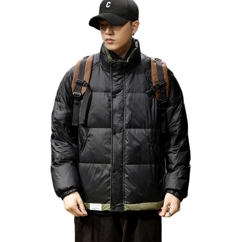 Kórejská verzia kardigánu z bavlnenej bundy so zipsom, hrubá podšívka z polyestru