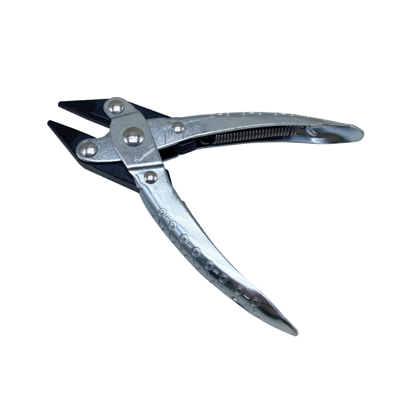 Kliešte na šperky s paralelnými čeľustami a dvojitými špičkami – s pružinou, 45# oceľ, 0,15–0,155 kg