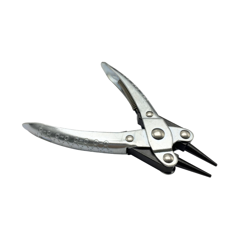 Kliešte na šperky s paralelnými čeľustami a dvojitými špičkami – s pružinou, 45# oceľ, 0,15–0,155 kg