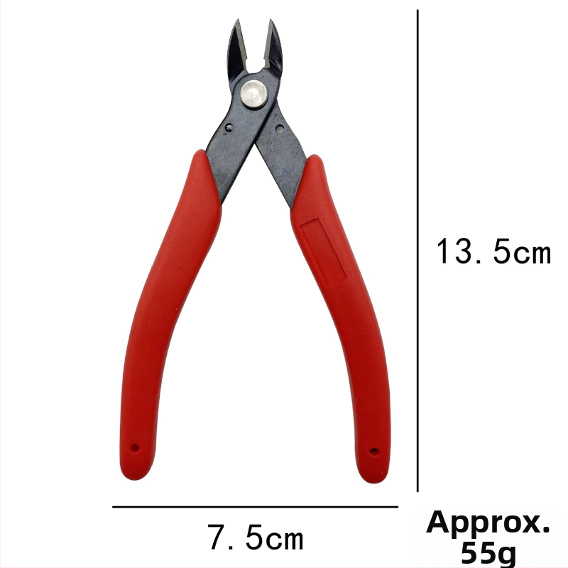 Kliešte na šperky s paralelnými čeľustami a dvojitými špičkami – s pružinou, 45# oceľ, 0,15–0,155 kg