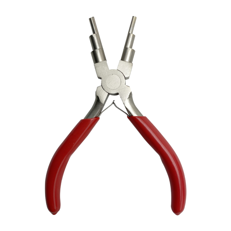 Kliešte na šperky s paralelnými čeľustami a dvojitými špičkami – s pružinou, 45# oceľ, 0,15–0,155 kg