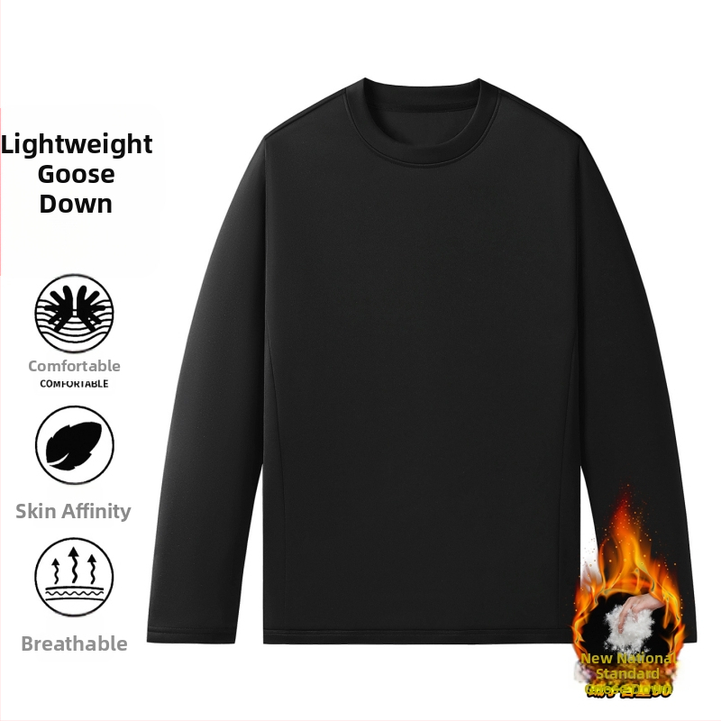 Talvejakk valgete hane suledega, lõtv lõige, ilma kraeta, ilma kapuutsita, täidis 86–90%