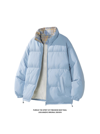 Vyrinė žieminė striukė iš poliesterio su stovinčia apykakle, užtrauktukas priekyje, be gobtuvo, laisvas kirpimas, poliesterio pamušalas