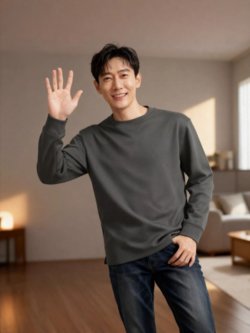 Meeste fliisvoodriga pullover, kõrge kaelusega, pikad varrukad, polüesterkangas, igapäevane sportlik stiil