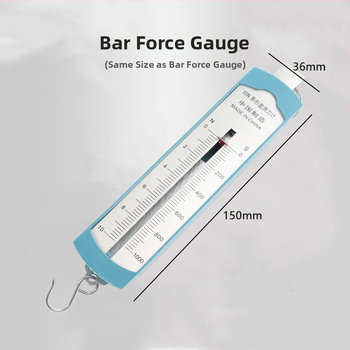 5N pružinový dinamometer s kovovým hákom – výučbový nástroj z mechaniky pre základnú a strednú školu