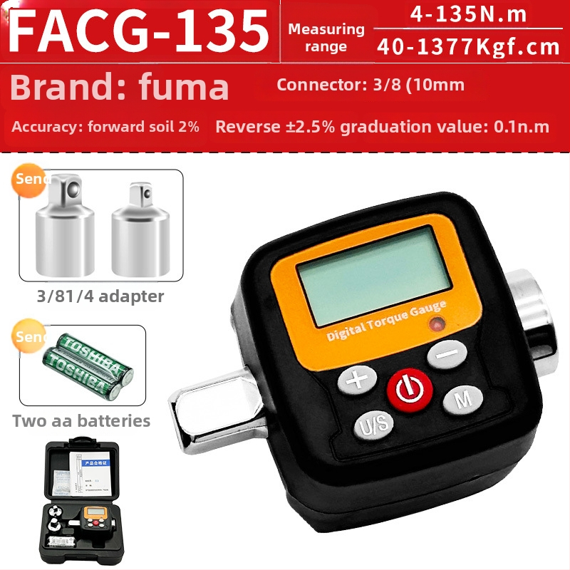FUMA FAC-30 Digitálny tester krútiaceho momentu – digitálny prístroj na meranie sily, rozsah 0,9–340