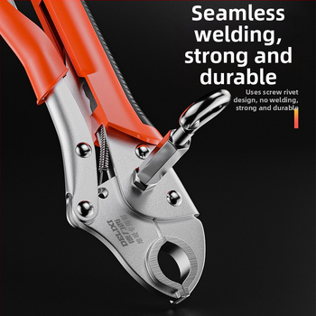 Delixi kliešte pre podlahové vykurovanie – ručné rozoberanie a čistenie potrubia, zubové čeľuste, inštalácia rozdeľovača vody