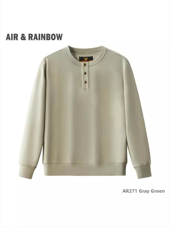 Meeste puuvillane Parisian Twill dressipluus, ümmarguse kaelusega, pikkade varrukatega (Kevad 2025; 350 g; Puuvill 81–90%; Parisian Twill; Ümmargune kaelus, Pikad varrukad)