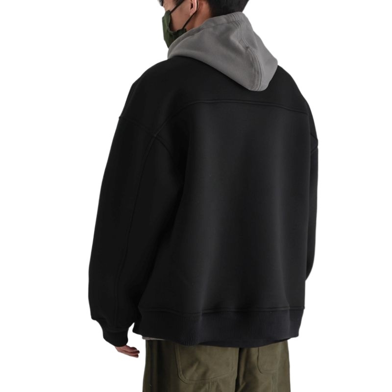 Vjetrovka s kapuljačom, retro stil, standardni kroj, tanak materijal