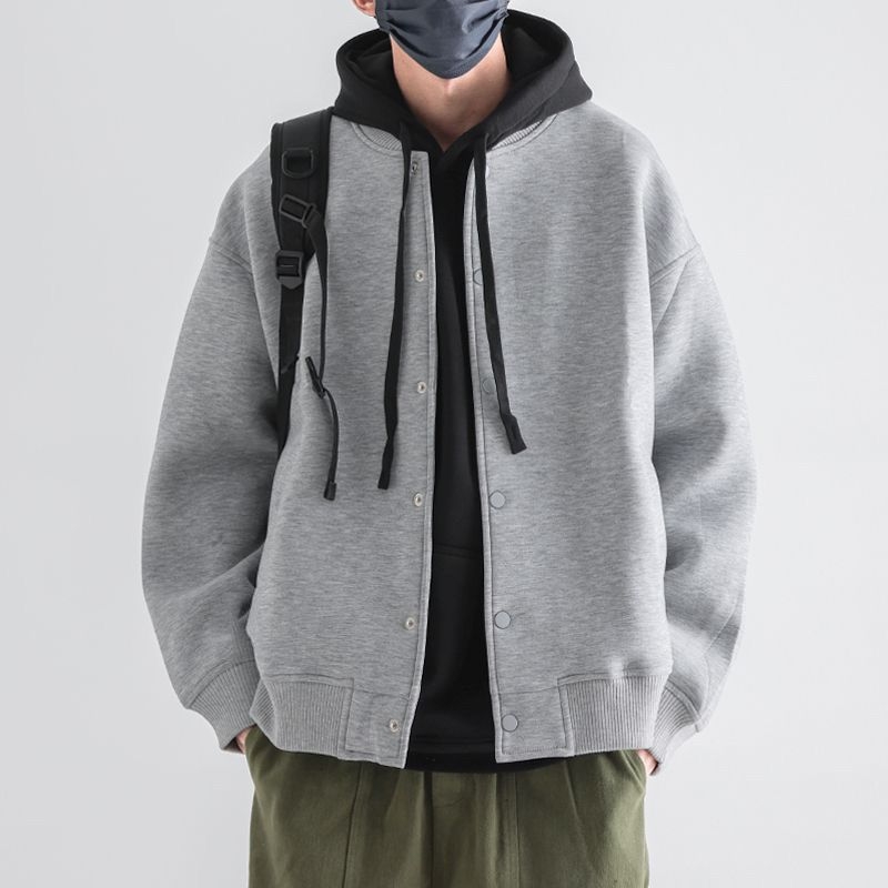 Vjetrovka s kapuljačom, retro stil, standardni kroj, tanak materijal