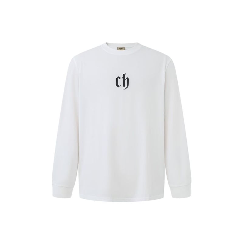 Pullover kampsun, trükkitud kiri-motiiv, pikkade varrukatega, polüester 81–90%, lõdva lõikega