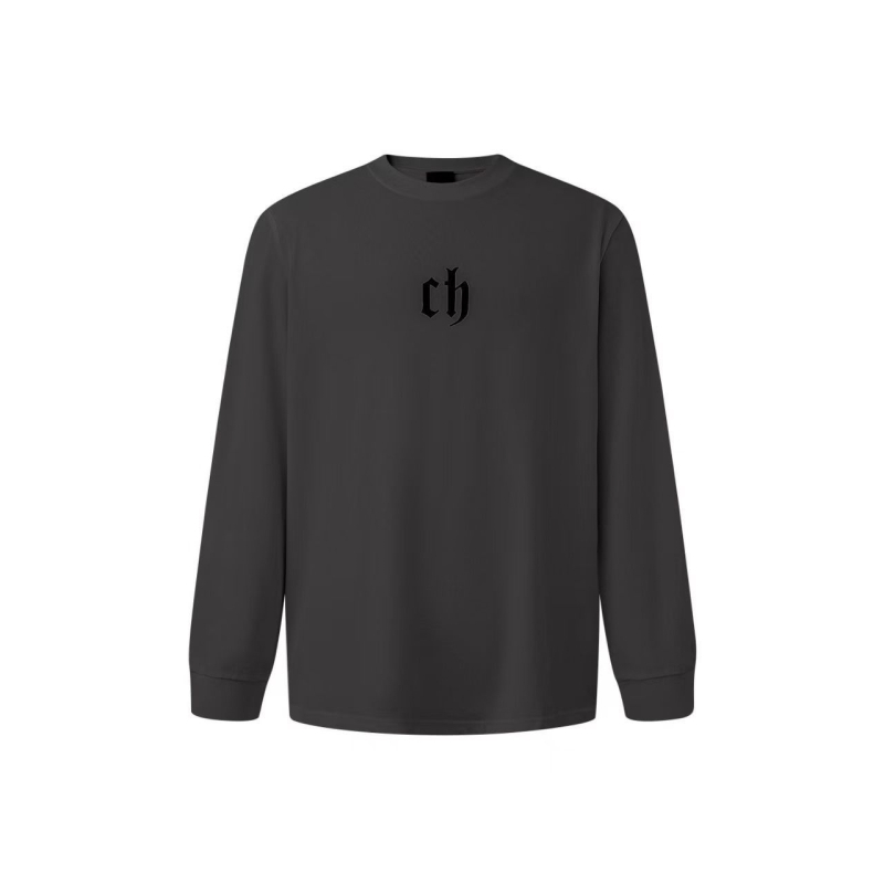 Pullover kampsun, trükkitud kiri-motiiv, pikkade varrukatega, polüester 81–90%, lõdva lõikega