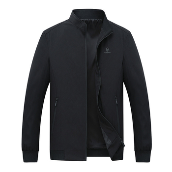 Jachetă cu guler înalt, fermoar frontal, croi normal, exterior 100% poliester, căptușeală poliester