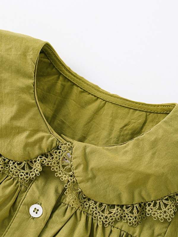 Malwee dievčenské šaty s dlhými rukávmi, princeznovský štýl, 95% bavlna