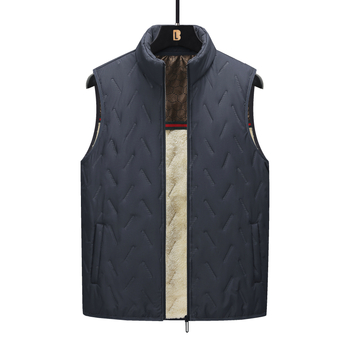 Flísová vesta s stojacím golierom, zipsové zapínanie, flísová podšívka, bočné vrecká