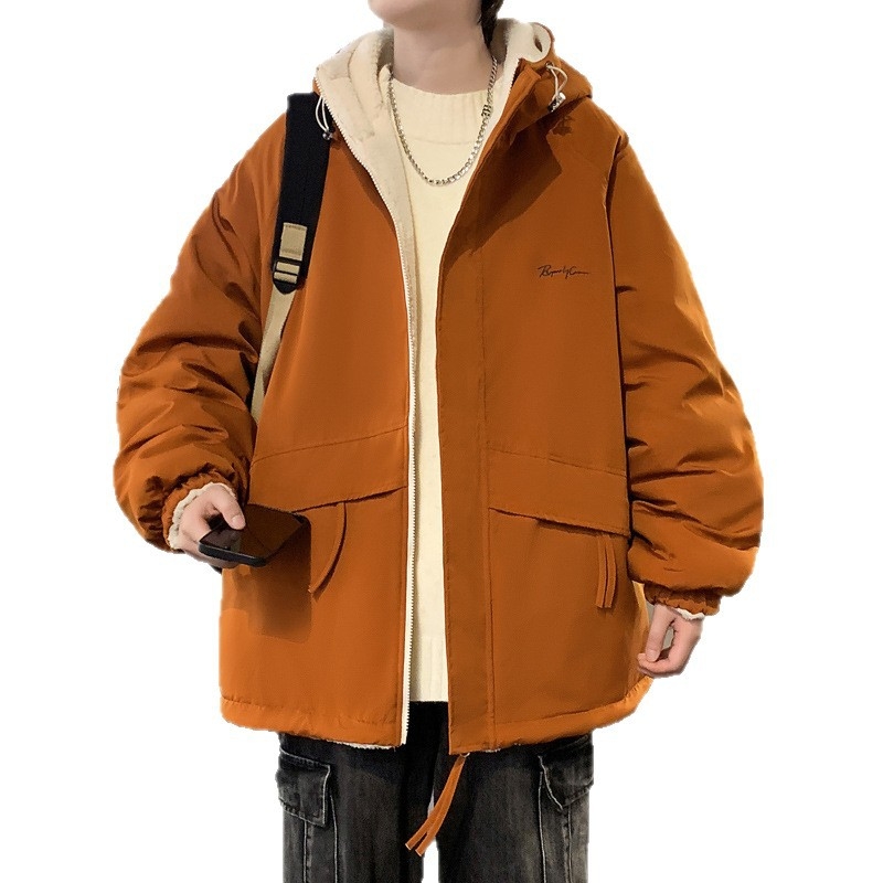 Muška flis jakna s kapuljom za zimu, debela, ležernog kroja, dugi rukavi, zatvarač, podstava od poliestera, smjesa sintetičkih vlakana