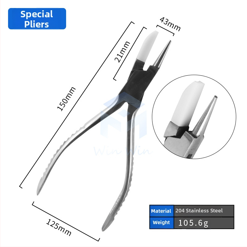 Šperkové kliešte - nerezová oceľ, odolné voči korózii, na výrobu šperkov (Značka Win Win)