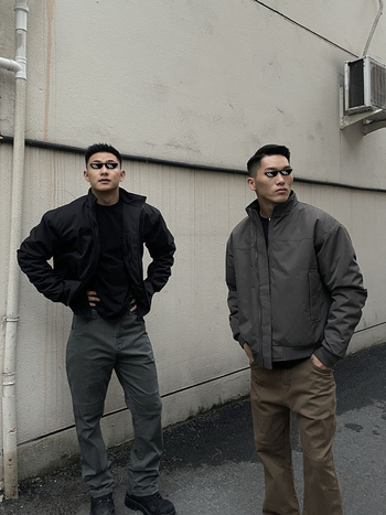 Japanska radna jakna s vodootpornošću, otpornošću na vjetar i habanje, stojeći ovratnik i zatvarač