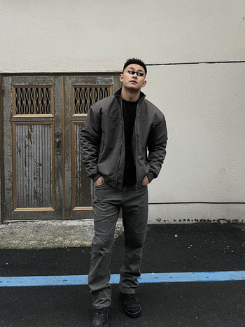 Japanska radna jakna s vodootpornošću, otpornošću na vjetar i habanje, stojeći ovratnik i zatvarač